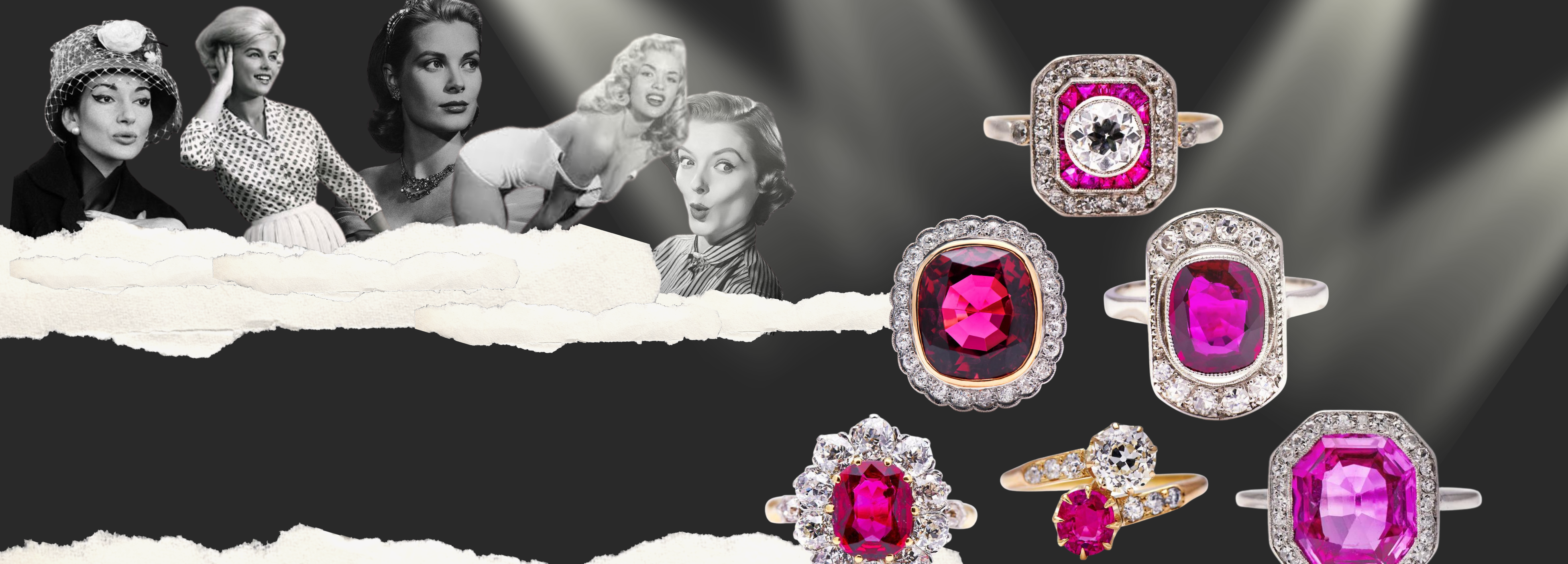 Estate Jewelry, Colored Gemstones, Ruby and Diamond Ring | M.S. Rau