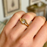 Antique, Victorian solitaire diamond ring