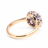 Antique, Edwardian sapphire & diamond cluster ring