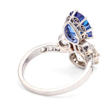 Antique, Belle Époque sapphire & diamond ring