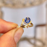 Antique, 1900s sapphire twist ring