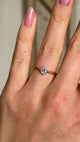 Antique, Edwardian solitaire diamond engagement ring