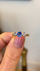 Vintage, Art Deco sapphire & diamond three-stone ring`