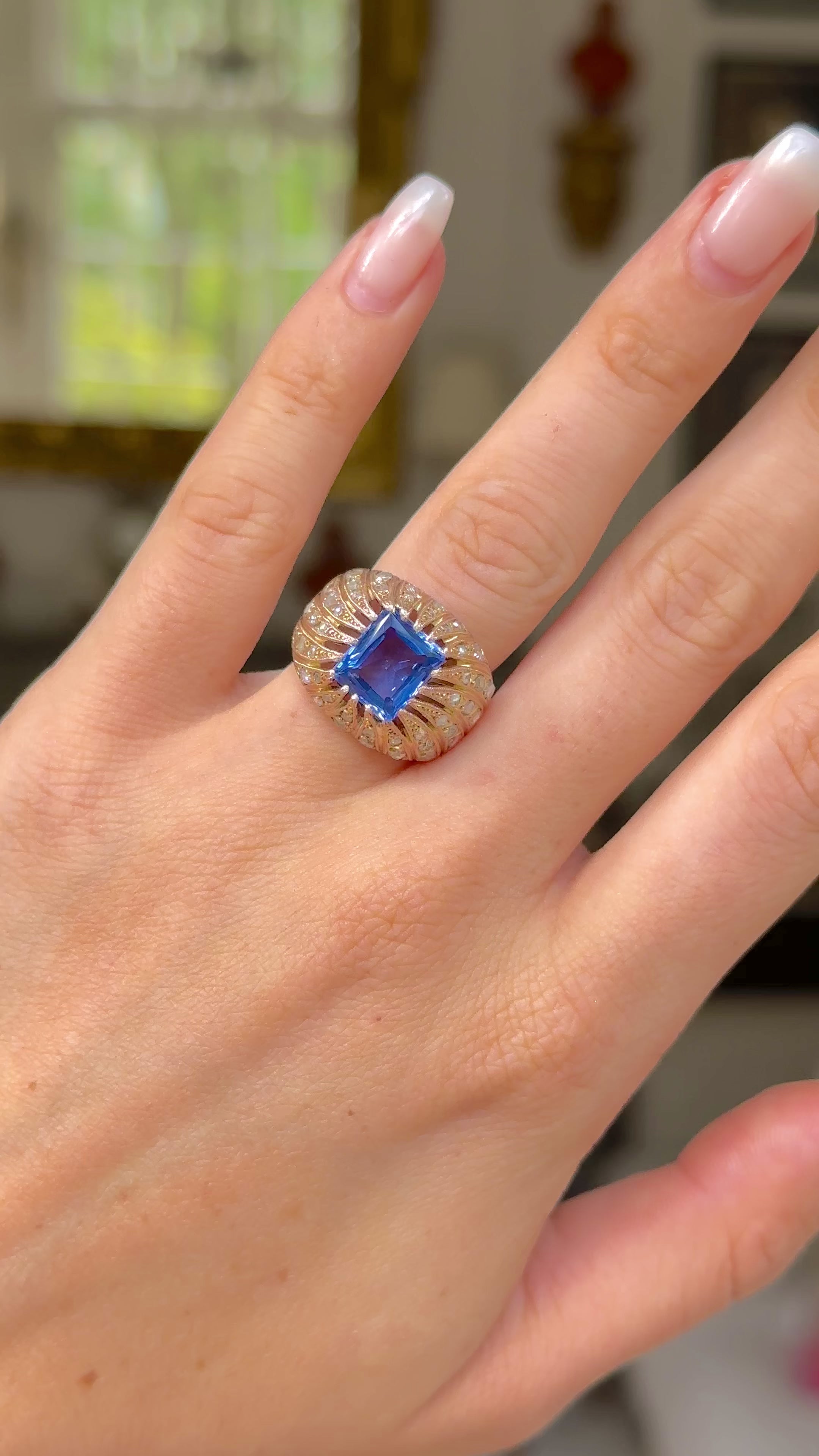 Ceylon sapphire store ring