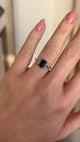 Vintage, Art Deco sapphire & diamond ring