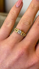 Vintage, Mid Century diamond solitaire ring