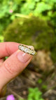 Antique, Victorian diamond five-stone ring, 18ct yellow gold