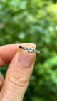 Antique, Edwardian diamond solitaire engagement ring, 18ct white gold