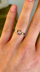 Vintage, Art Deco old cut diamond engagement ring