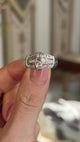 Vintage, Art Deco diamond engagement ring