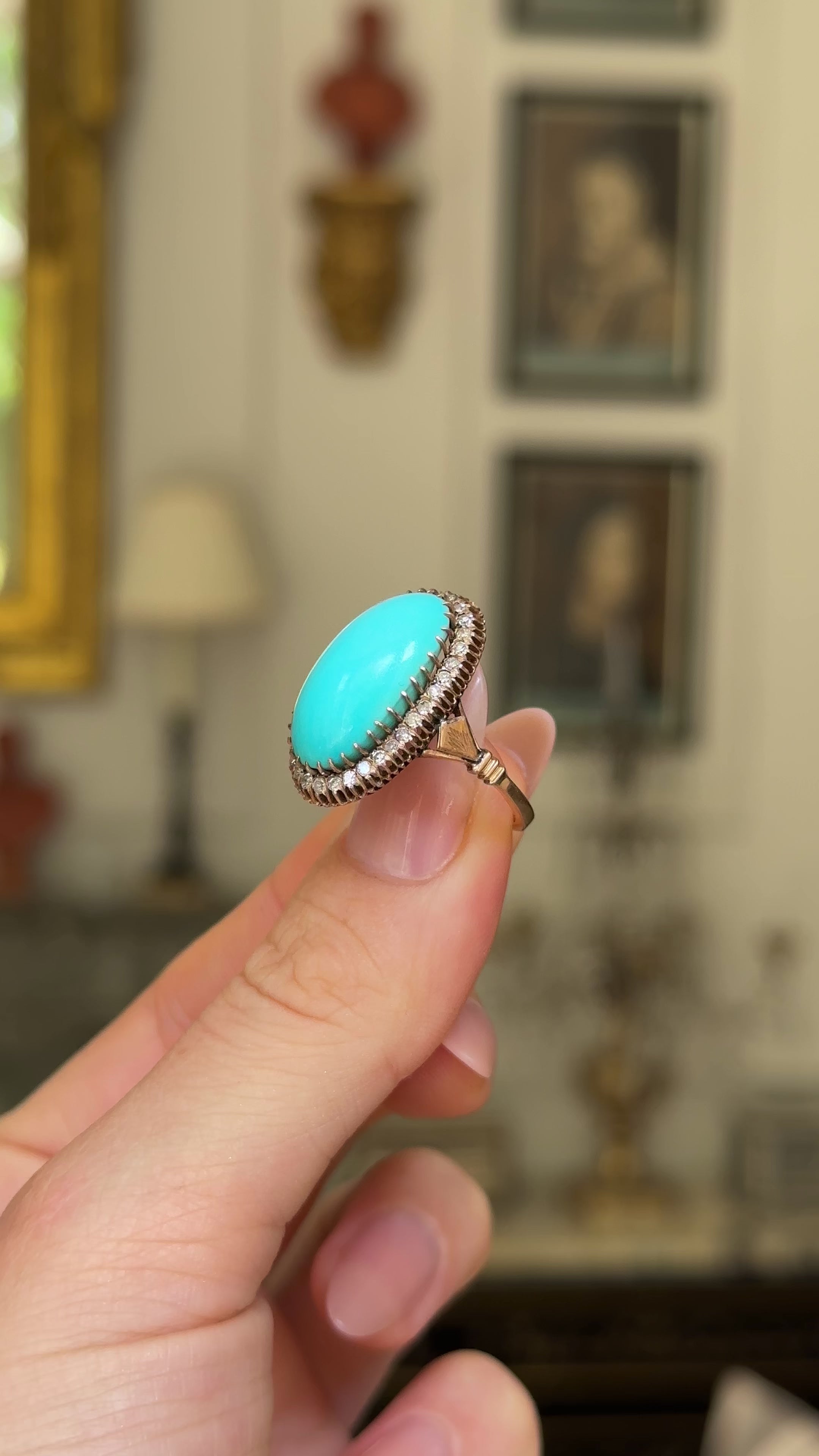 Turquoise on sale cabochon ring