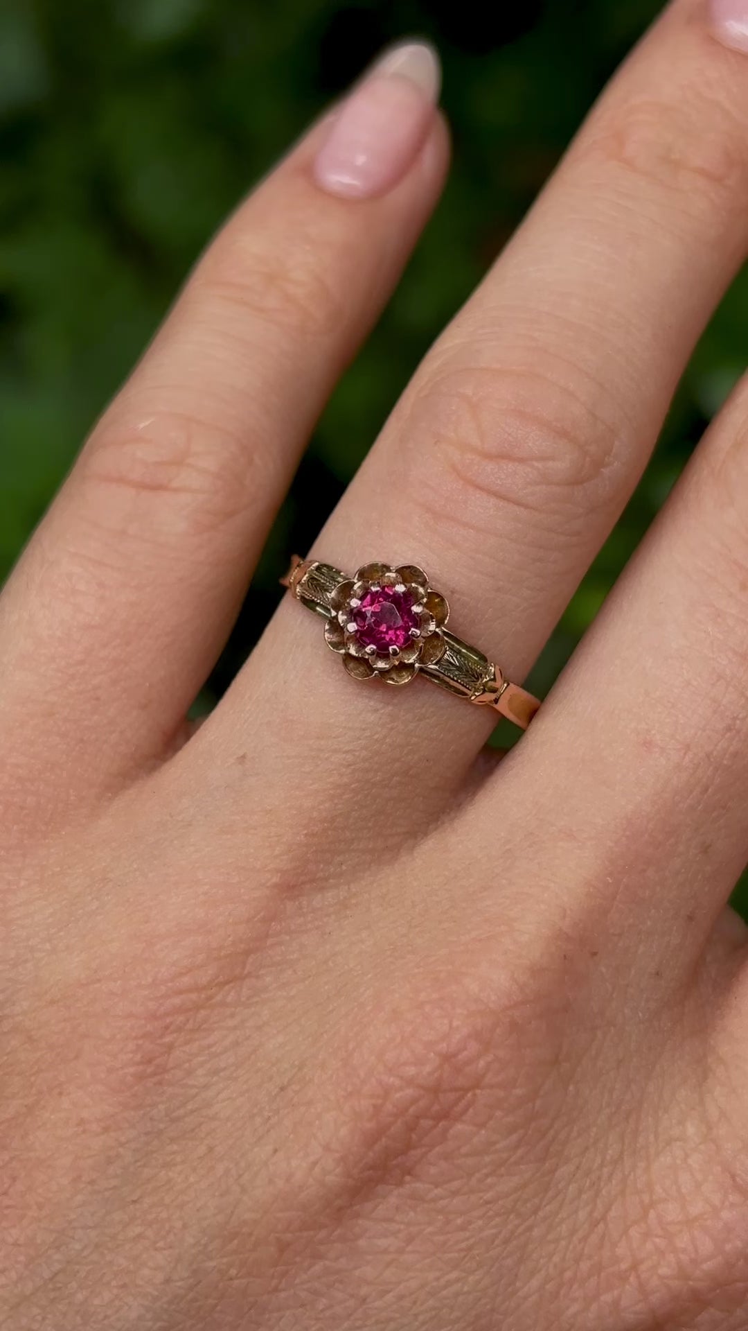 French circa 1900 ruby ring