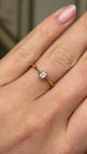 Antique, Edwardian solitaire engagement ring