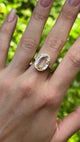 Vintage, 1980s single-stone pale yellow sapphire ring, 18ct yellow gold