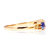 Antique, Edwardian sapphire & diamond ring