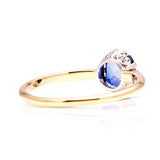 Antique, Edwardian single-stone synthetic sapphire ring