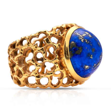 Antique+Lapis+Ring+Vintage+Jewellery