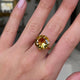 French | 1940s, 18ct gold, golden yellow beryl ring