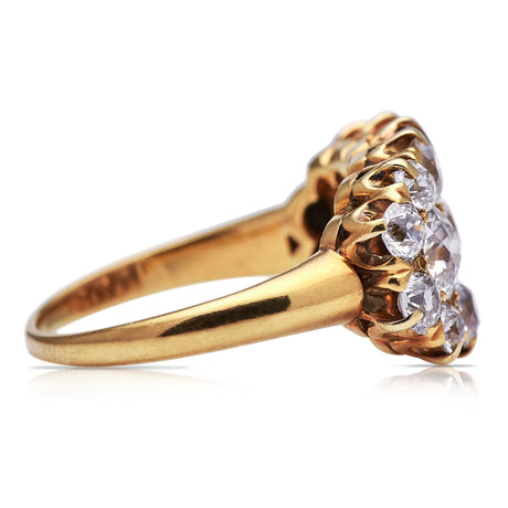 Antique Engagement Rings | Antique Ring Boutique | Vintage Engagement Rings | Antique Engagement Rings | Antique Jewellery company | Vintage Jewellery  Victorian, 18ct Gold, Diamond Cluster Ring