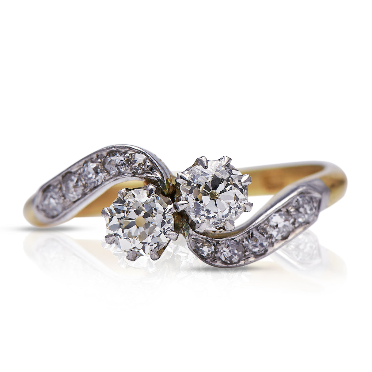 Edwardian-18-Carat-Platinum-Diamond-Ring-Antique-Vintage