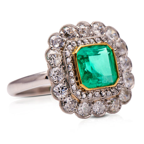 Emerald Antique Engagement Rings  Diamond Engagement Rings  Emerald Engagement Rings  Antique Rings  Antique Ring Boutique  Vintage Engagement Rings  Antique Engagement Rings  Antique Jewellery company  Vintage Jewellery