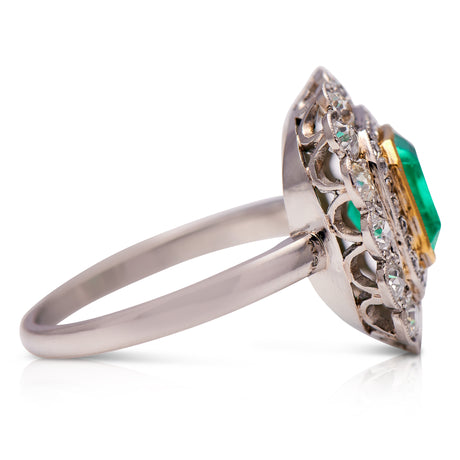 Emerald Antique Engagement Rings  Diamond Engagement Rings  Emerald Engagement Rings  Antique Rings  Antique Ring Boutique  Vintage Engagement Rings  Antique Engagement Rings  Antique Jewellery company  Vintage Jewellery