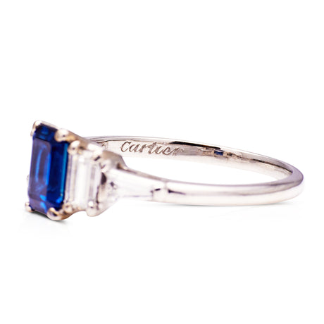 Cartier+Sapphire+Engagement+Ring