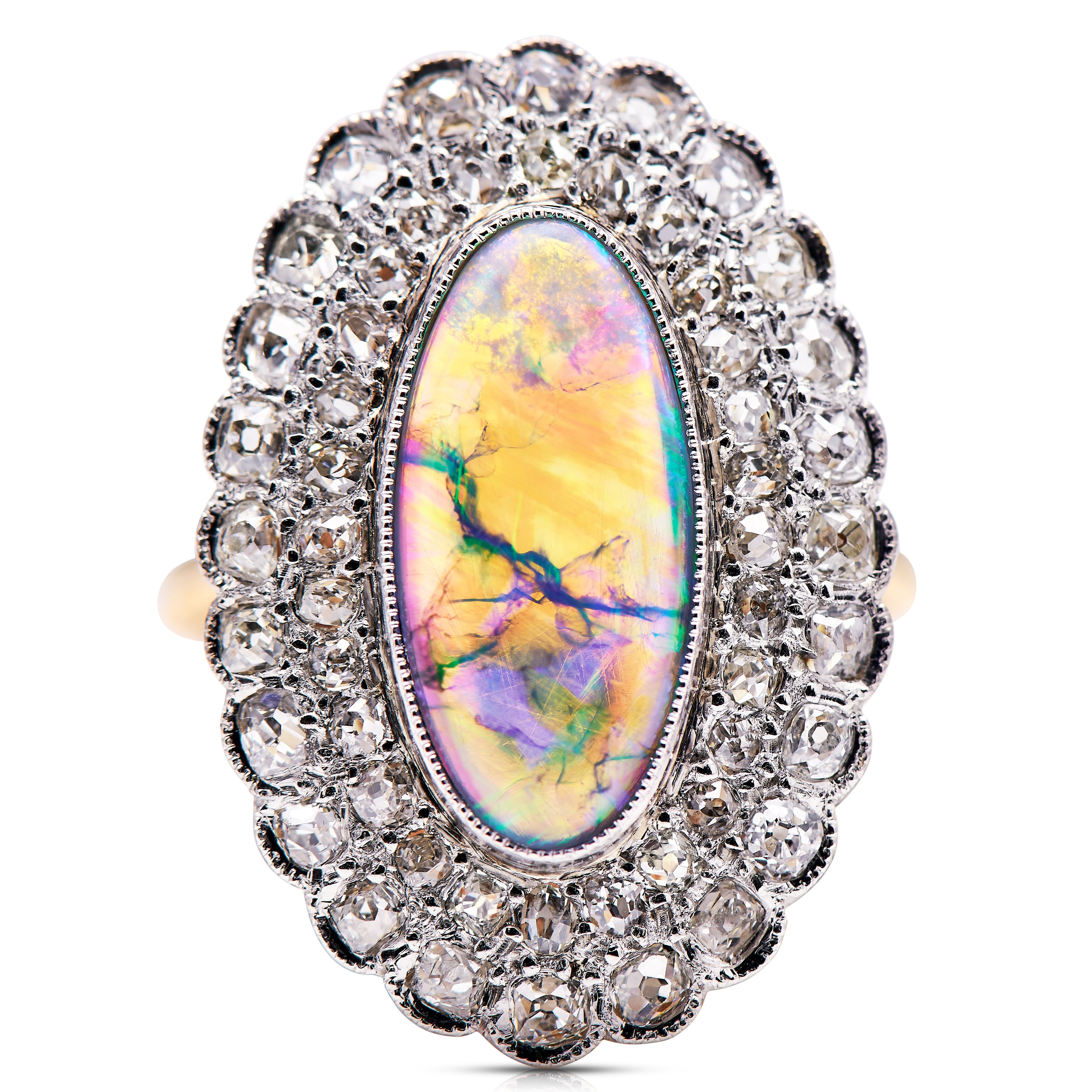 Opal cocktail sale ring