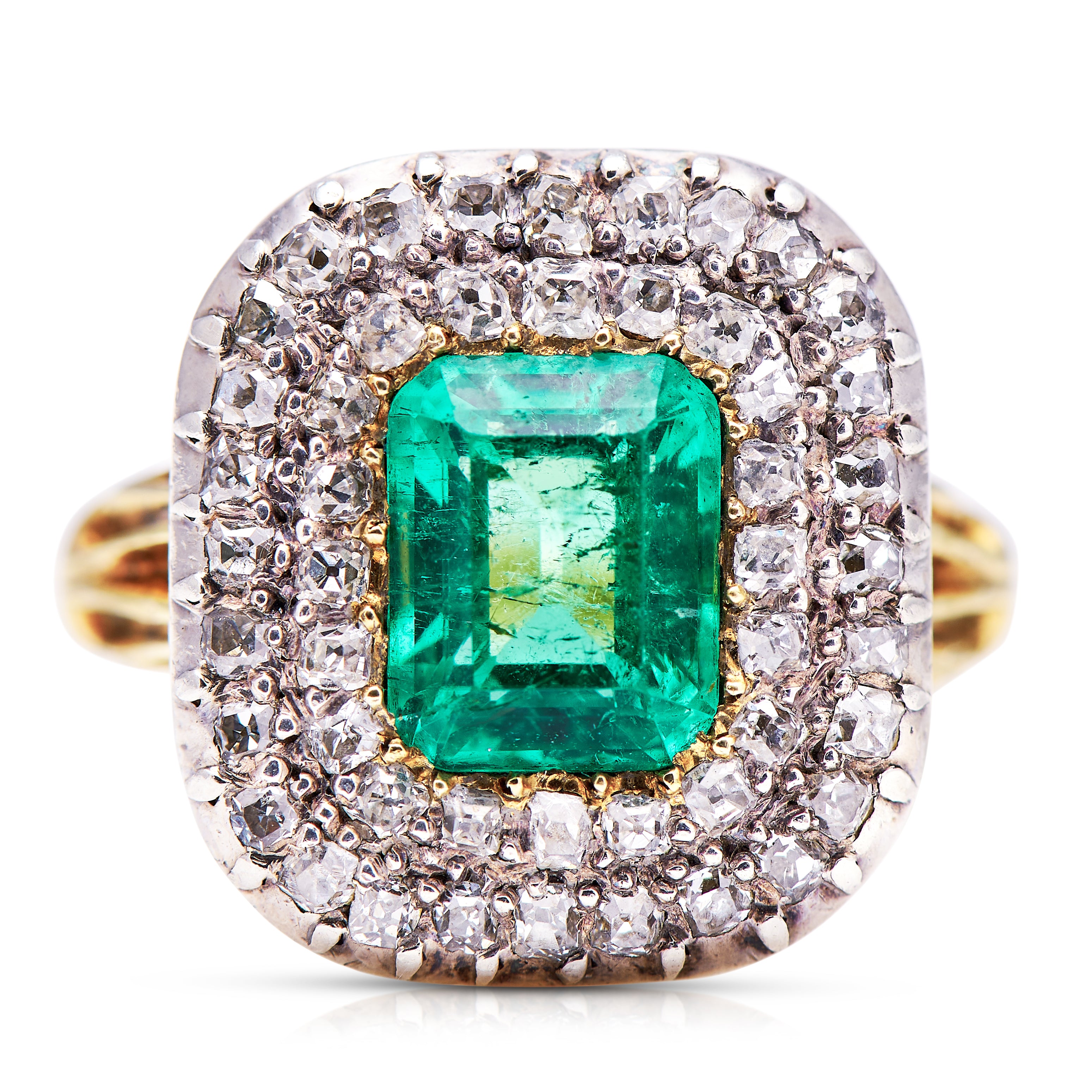 Georgian emerald deals ring