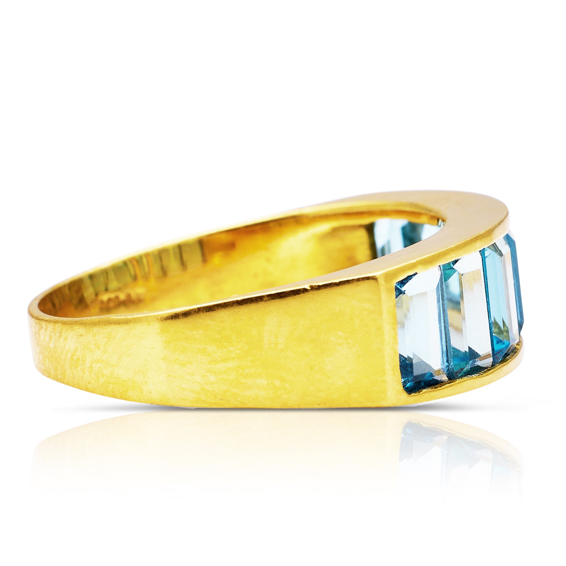 Mens yellow store topaz ring