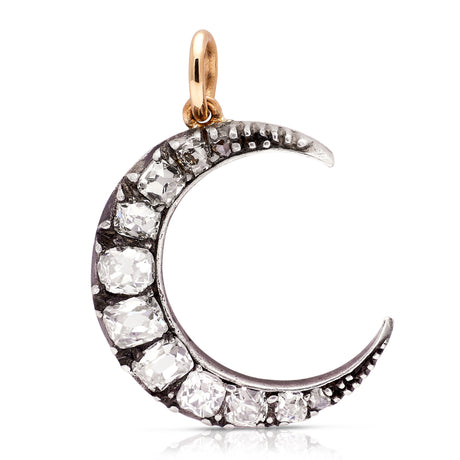 Victorian-Diamond-Crescent-Pendant